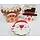 Houten Kersthanger met Rode LED-Neus – 9,5 cm.