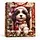 Kerst Cadeautas met Hond en Kerstmuts – 23 x 18 x 10 cm.