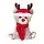 Pluche Kerstbeer met Elandgewei, Muts en Sjaal – 25 cm