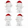 Engel met kerstmuts