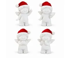 Engel met kerstmuts