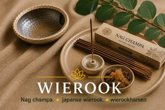 Nag Champa wierookstokjes, wierookhouder en wierookhars