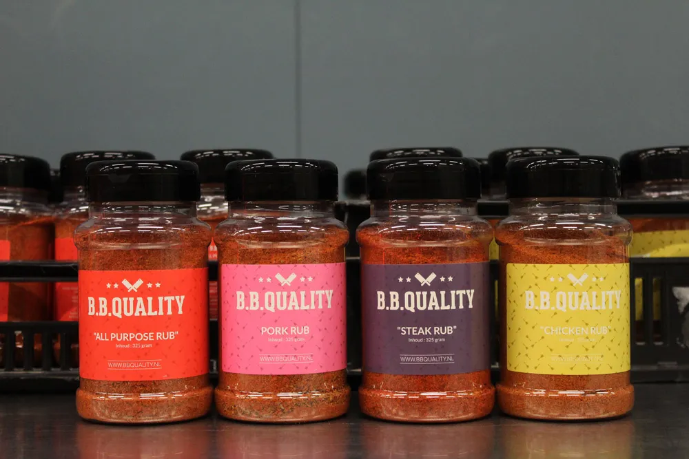 Private label: Van Beekum produceert Dry Rubs BBQuality Private label: Van Beekum produceert Dry Rubs BBQuality