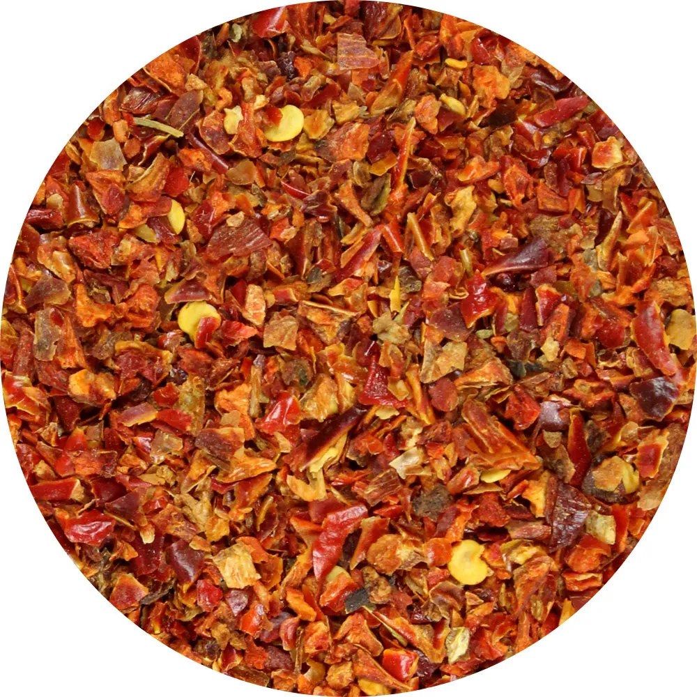 Van Beekum Specerijen Paprika Stukjes Rood 1-3 mm Van Beekum Specerijen Paprika Stukjes Rood 1-3 mm