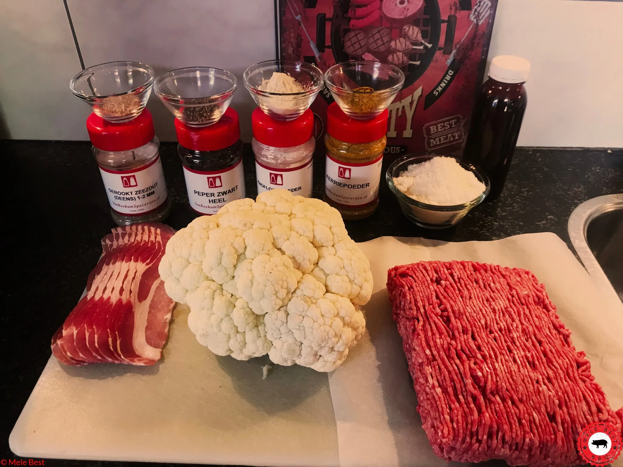 Recept van Mele: Bloemkoolbom Recept van Mele: Bloemkoolbom