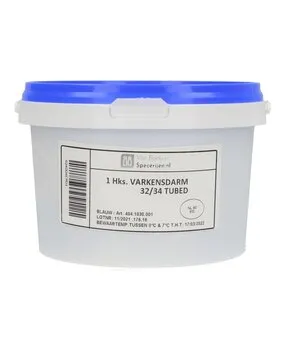 Van Beekum Specerijen Varkensdarmen 32/34 (Hank 91,3 Meter) Van Beekum Specerijen Varkensdarmen 32/34 (Hank 91,3 Meter)