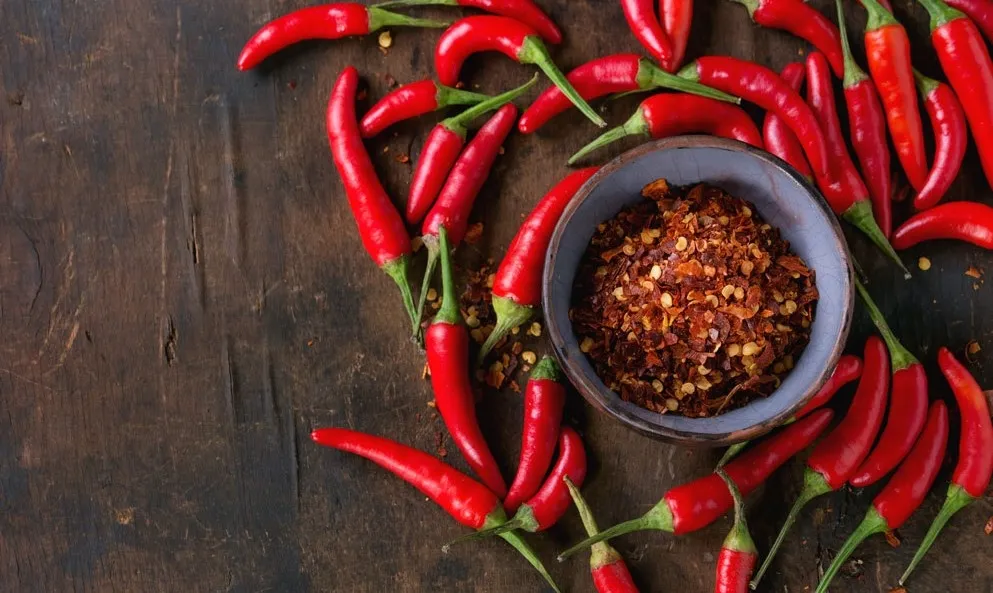 De voordelen van pittige chilivlokken De voordelen van pittige chilivlokken