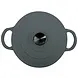 GUSTA Gusta Braadpan Gietijzer Rond 24cm Grijs/Groen GUSTA Gusta Braadpan Gietijzer Rond 24cm Grijs/Groen
