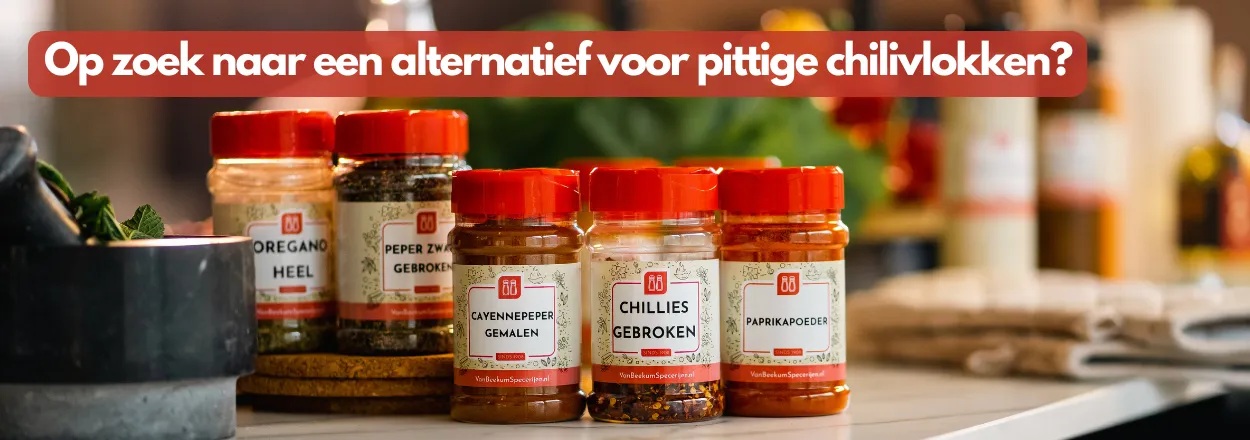 5 vervangers voor chilivlokken  5 vervangers voor chilivlokken