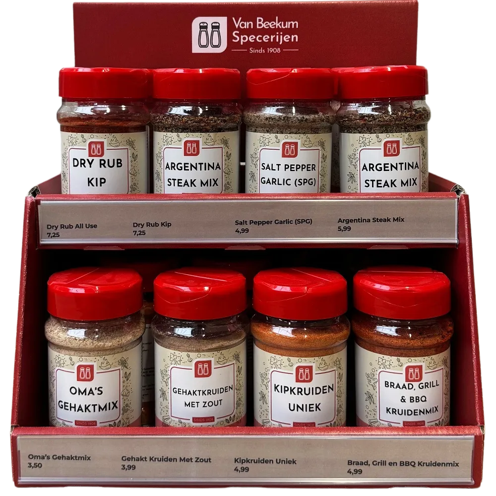 Van Beekum Specerijen Van Beekum Gewürzregal/Display Van Beekum Specerijen Van Beekum Gewürzregal/Display