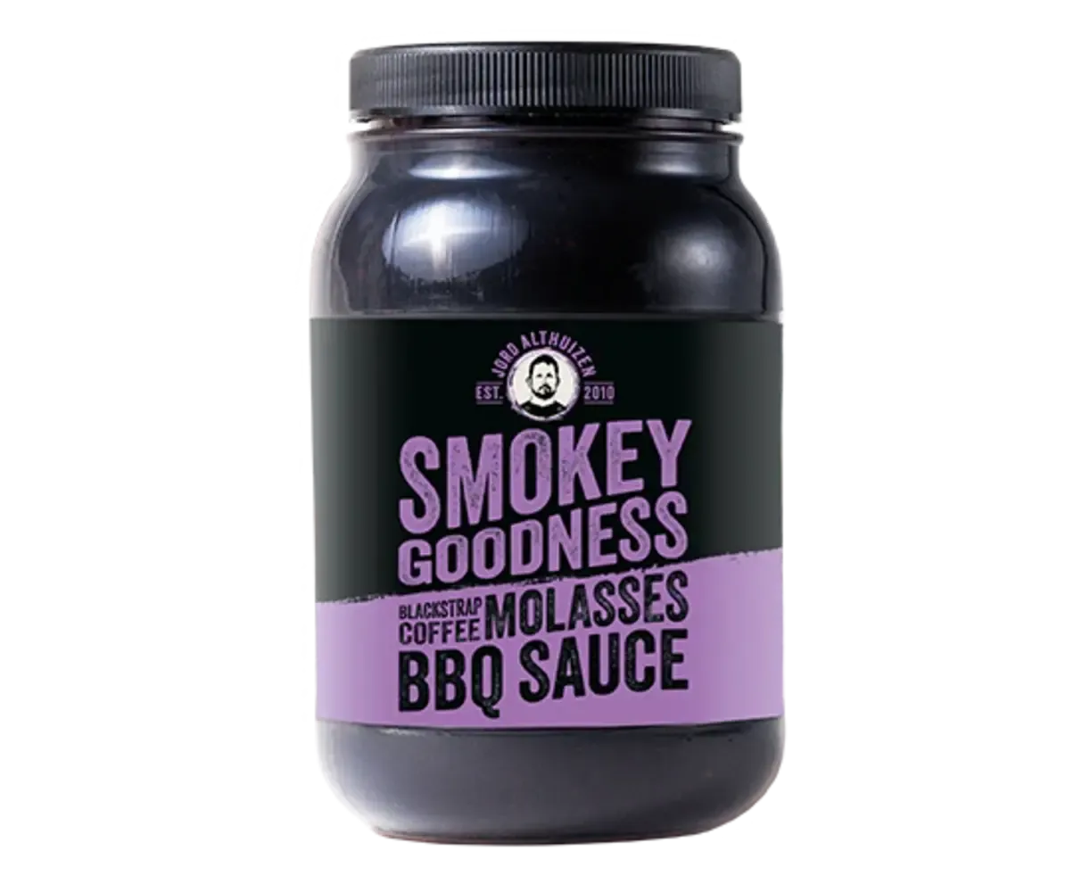Smokey Goodness Smokey Goodness - Blackstrap Coffee Molasses BBQ Sauce Smokey Goodness Smokey Goodness - Blackstrap Coffee Molasses BBQ Sauce