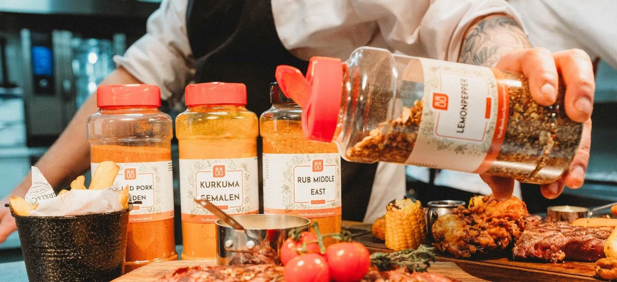 Kräuter und Gewürze für das Gaststättengewerbe