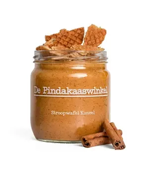 De Pindakaaswinkel The Peanut Butter Shop - Erdnussbutter Sirup Waffel Zimt De Pindakaaswinkel The Peanut Butter Shop - Erdnussbutter Sirup Waffel Zimt
