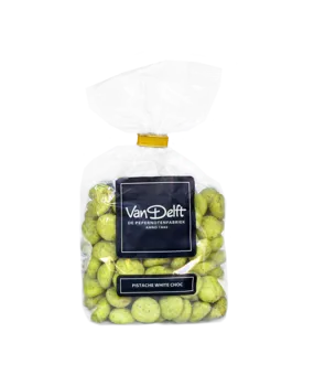 Van Delft Van Delft – Pistazien-Weißschokoladen-Gewürznüsse Van Delft Van Delft – Pistazien-Weißschokoladen-Gewürznüsse