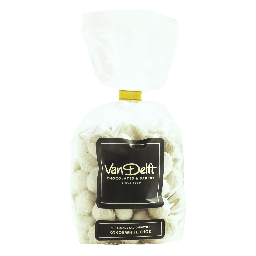 Van Delft Van Delft – Kokos-Weißschokoladen-Gewürznüsse Van Delft Van Delft – Kokos-Weißschokoladen-Gewürznüsse