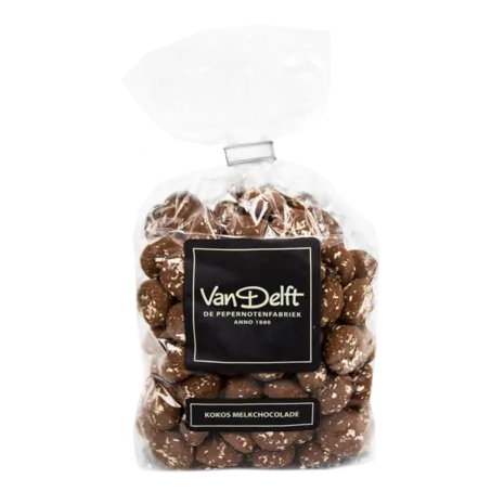 Van Delft Van Delft - Kokos Melkchocolade Kruidnoten Van Delft Van Delft - Kokos Melkchocolade Kruidnoten