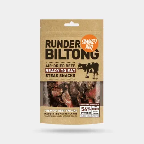 Runder Rindfleisch - Rindfleisch Biltong in Scheiben - Smokey BBQ