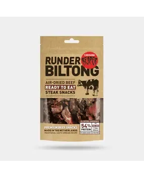 Runder Rindfleisch - Rindfleisch Biltong in Scheiben - Carolina Reaper Runder Rindfleisch - Rindfleisch Biltong in Scheiben - Carolina Reaper