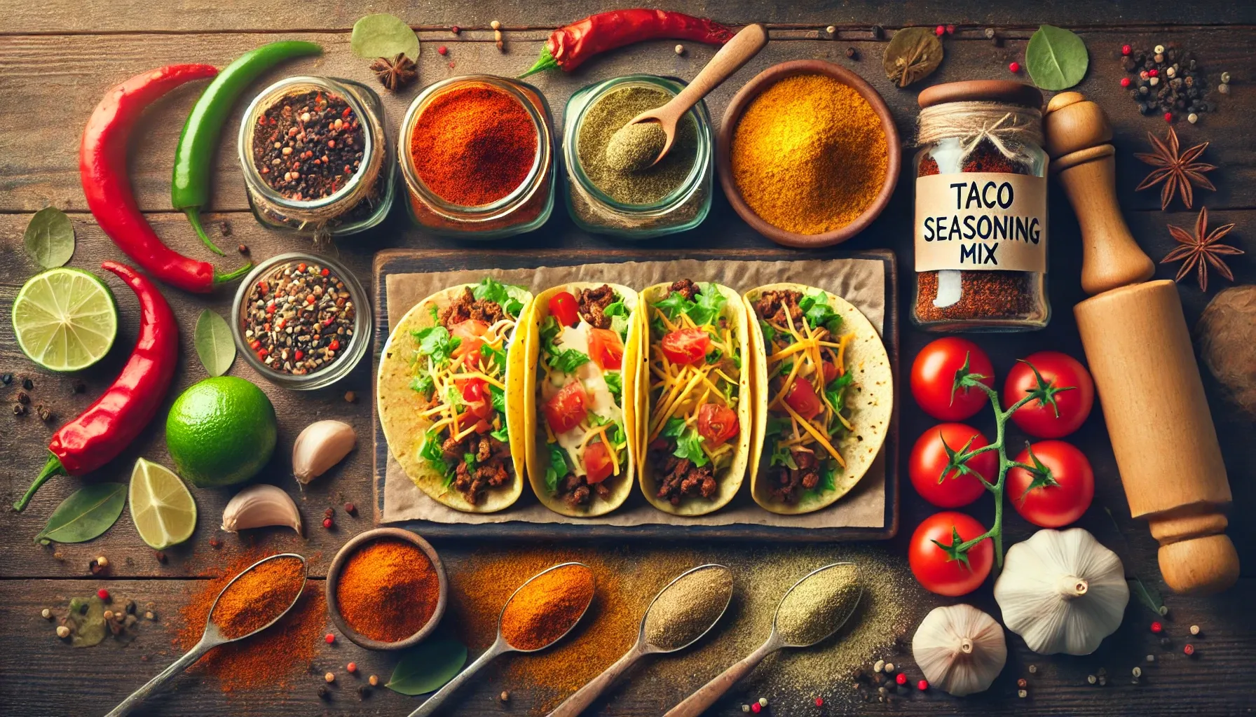 Stellen Sie Ihre eigene Taco-Gewürzmischung her: Bringen Sie Mexiko in Ihre Küche! Stellen Sie Ihre eigene Taco-Gewürzmischung her: Bringen Sie Mexiko in Ihre Küche!