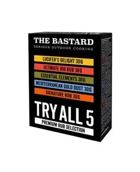 The Bastard The Bastard - BBQ Rub Try All 5 The Bastard The Bastard - BBQ Rub Try All 5