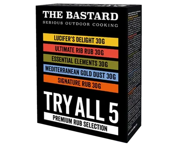 The Bastard The Bastard - BBQ Rub Try All 5 The Bastard The Bastard - BBQ Rub Try All 5