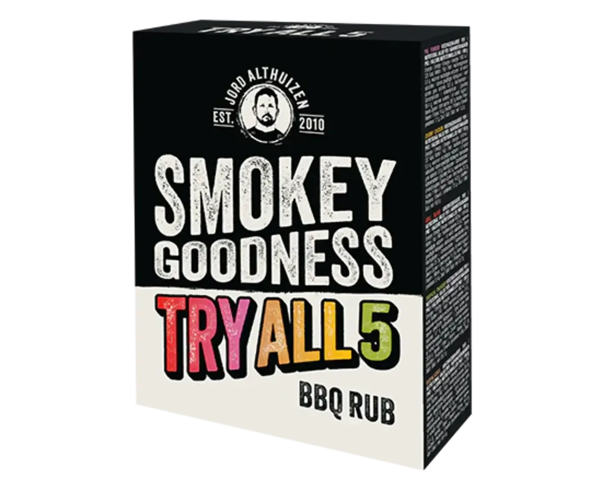 Smokey Goodness Smokey Goodness - BBQ Rub Alle 5 ausprobieren