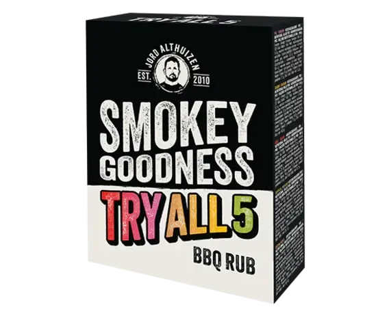Smokey Goodness Smokey Goodness - BBQ Rub Try All 5