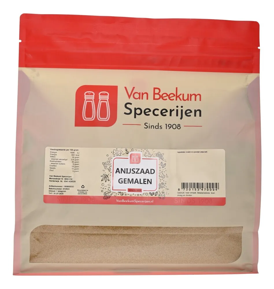 Van Beekum Specerijen Gemahlene Anissamen