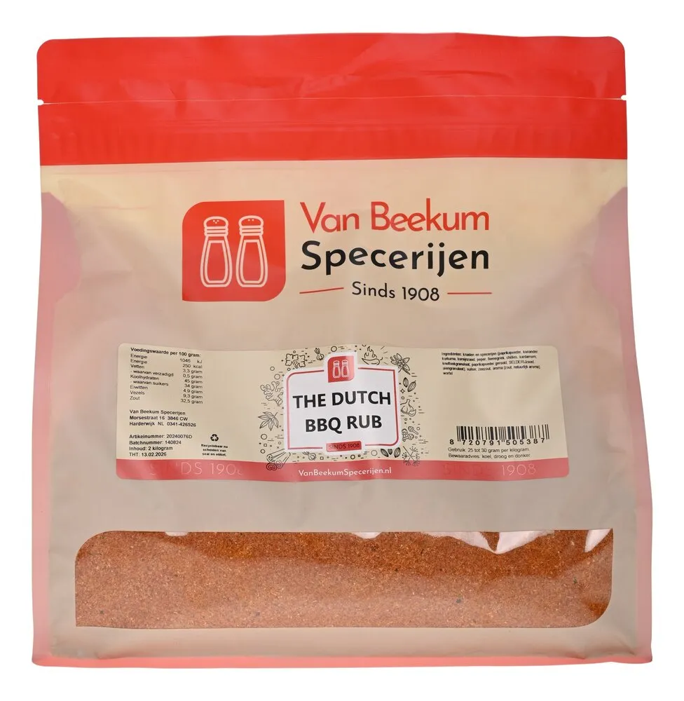 Van Beekum Specerijen The Dutch BBQ Rub Van Beekum Specerijen The Dutch BBQ Rub