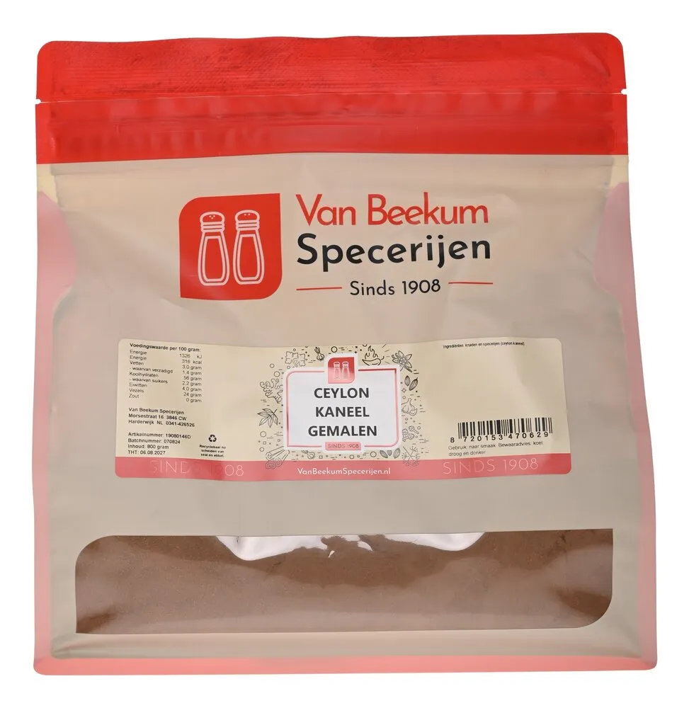 Van Beekum Specerijen Ceylon Kaneel Gemalen Van Beekum Specerijen Ceylon Kaneel Gemalen