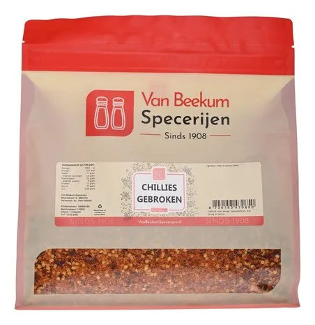 Van Beekum Specerijen Chilis, zerkleinert
