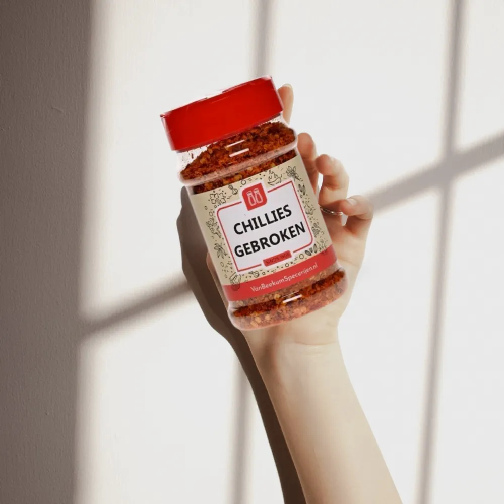 Van Beekum Specerijen Chilis, zerkleinert
