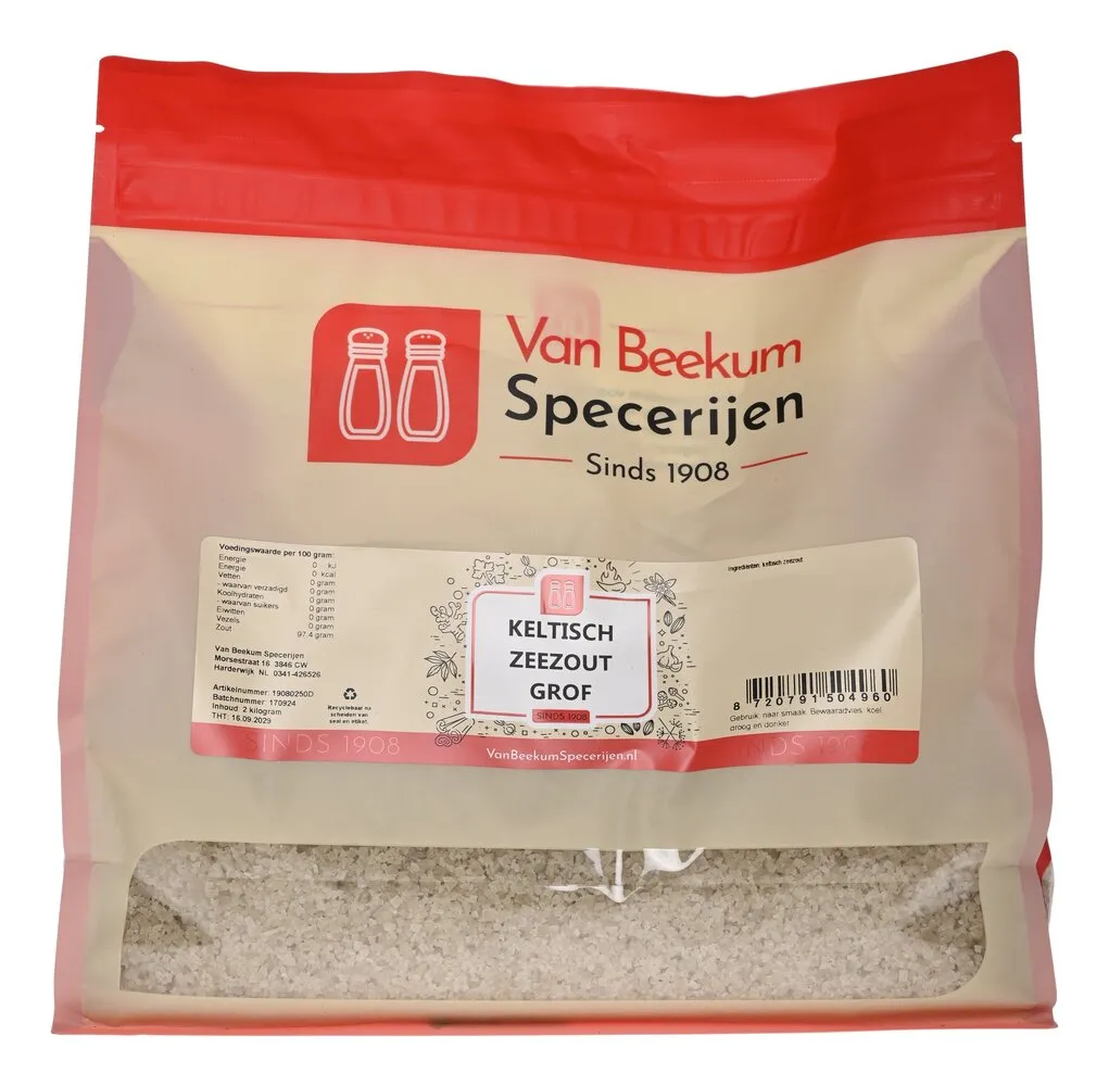 Van Beekum Specerijen Keltisches Meersalz grob