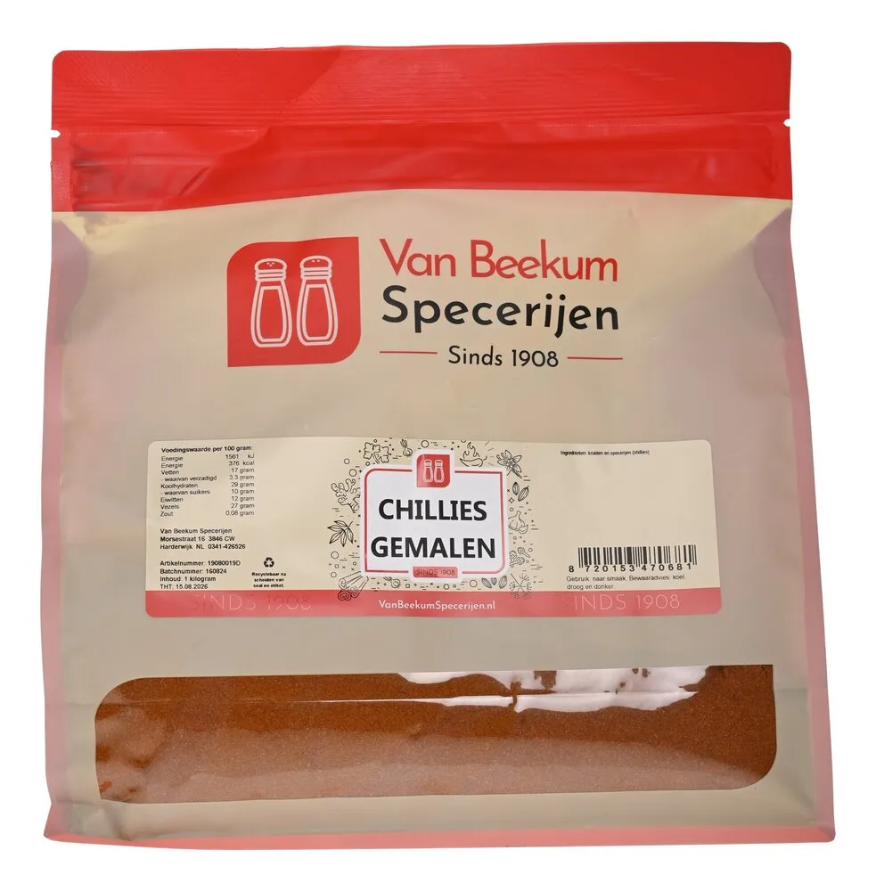 Van Beekum Specerijen Chili Gemalen