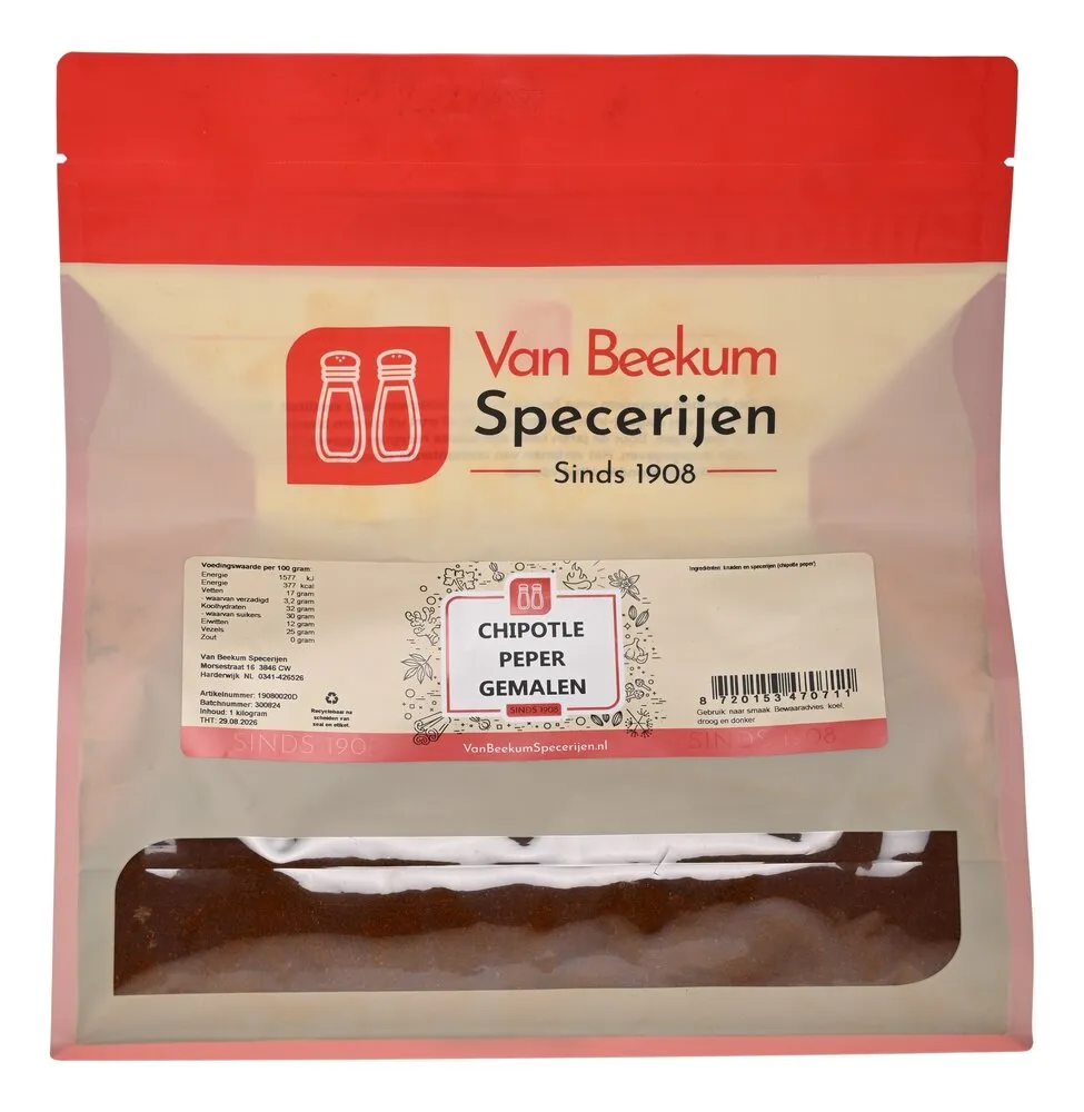 Van Beekum Specerijen Chipotle Peper Gemalen Van Beekum Specerijen Chipotle Peper Gemalen