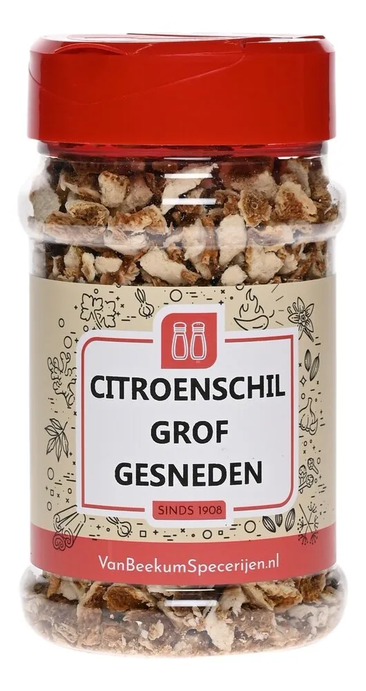 Van Beekum Specerijen Citroenschil Grof Gesneden Van Beekum Specerijen Citroenschil Grof Gesneden