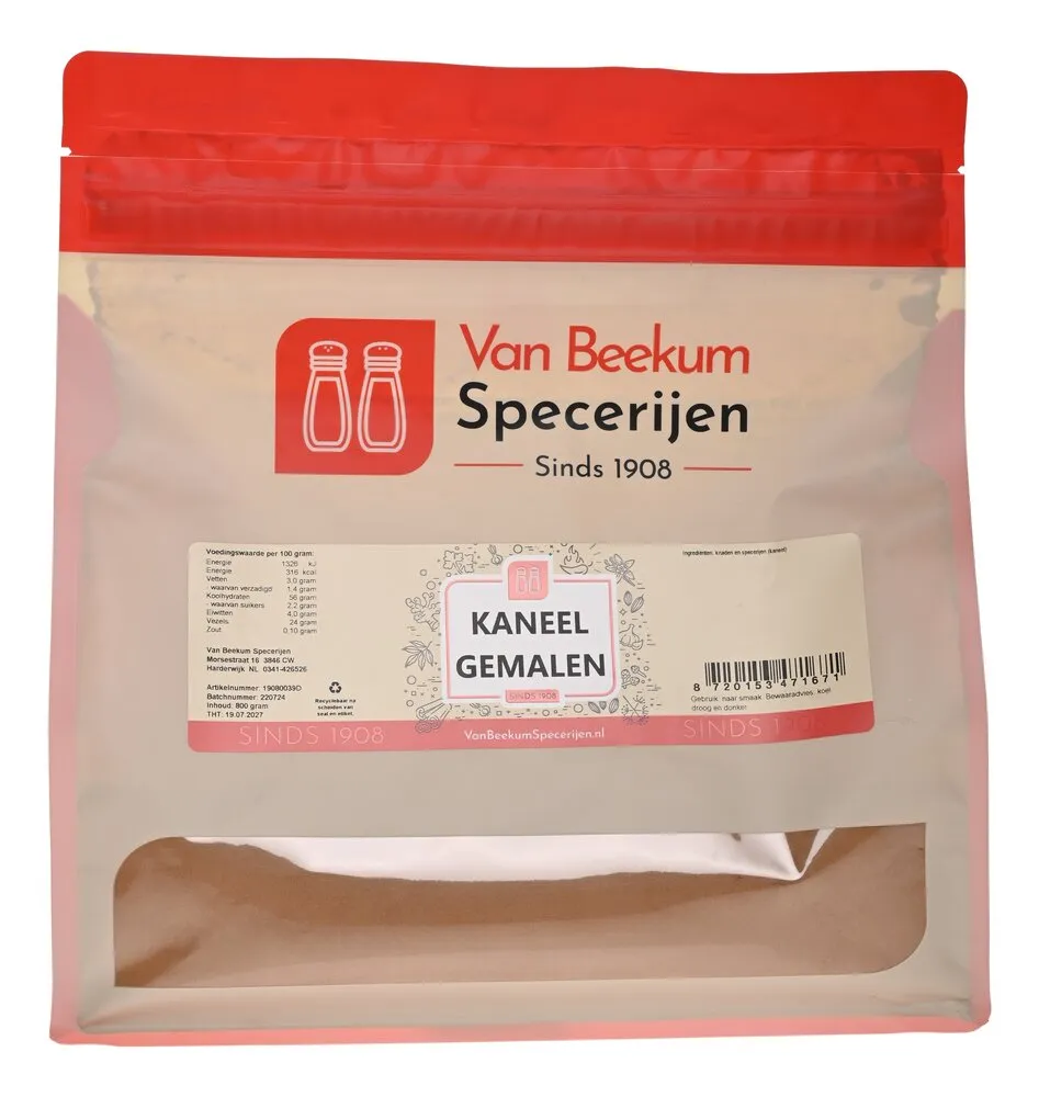 Van Beekum Specerijen Kaneel Gemalen Van Beekum Specerijen Kaneel Gemalen