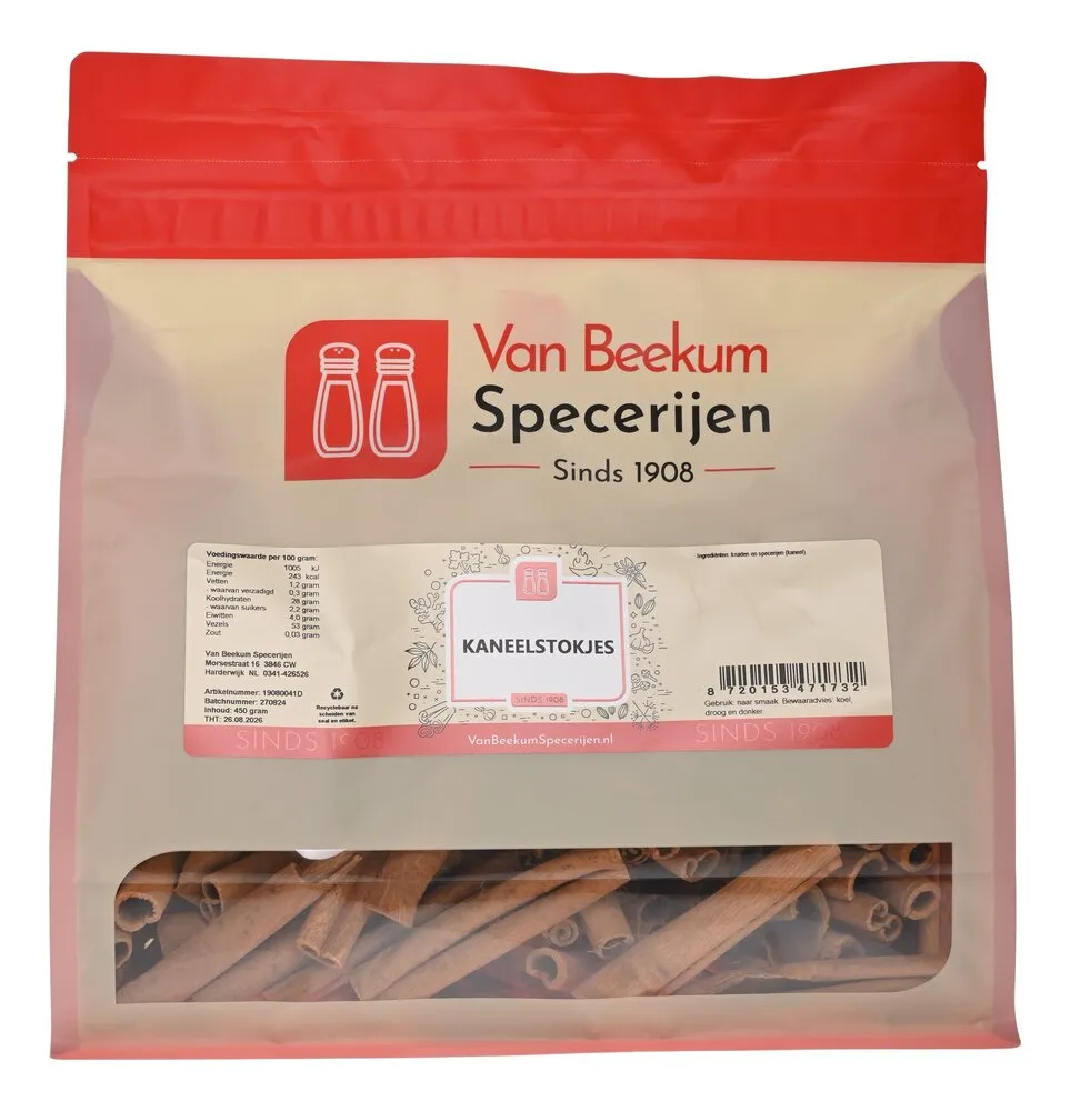 Van Beekum Specerijen Kaneelstokjes