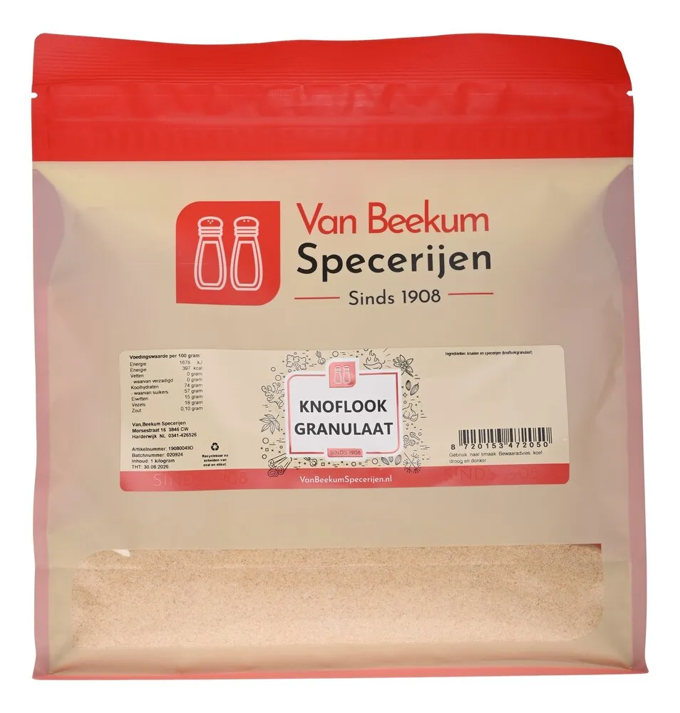 Van Beekum Specerijen Knoflook Granulaat Van Beekum Specerijen Knoflook Granulaat