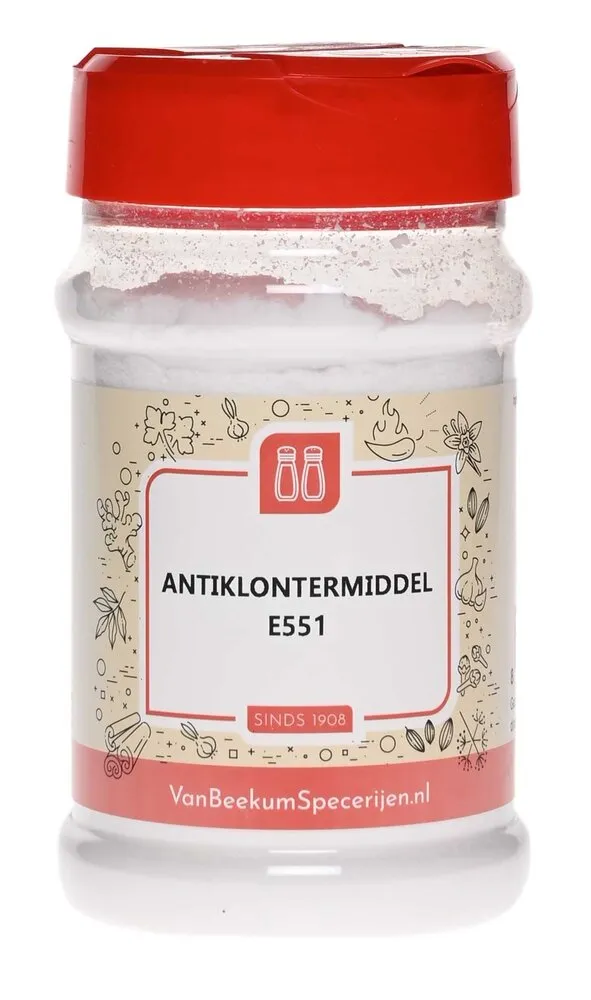 Van Beekum Specerijen Antiklontermiddel E551 Van Beekum Specerijen Antiklontermiddel E551
