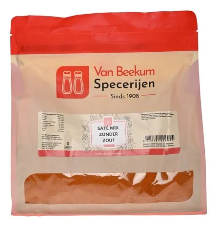 Van Beekum Specerijen Saté Mix Zonder Zout