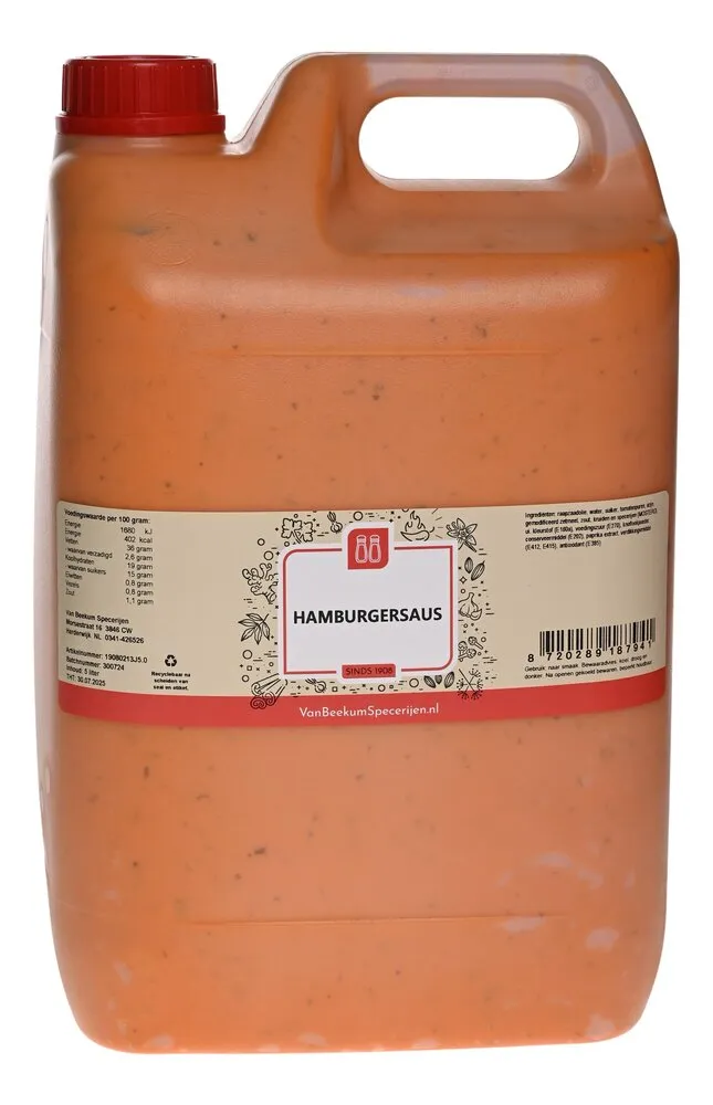 Van Beekum Specerijen Hamburgersaus Van Beekum Specerijen Hamburgersaus