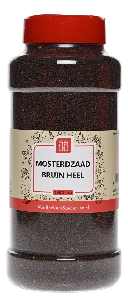 Van Beekum Specerijen Senfkörner braun ganz Van Beekum Specerijen Senfkörner braun ganz