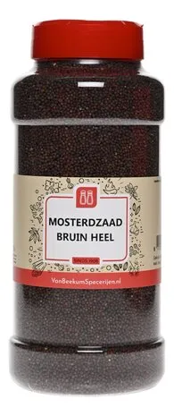 Van Beekum Specerijen Senfkörner braun ganz Van Beekum Specerijen Senfkörner braun ganz