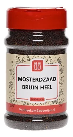 Van Beekum Specerijen Senfkörner braun ganz Van Beekum Specerijen Senfkörner braun ganz