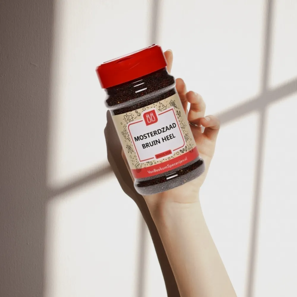 Van Beekum Specerijen Senfkörner braun ganz Van Beekum Specerijen Senfkörner braun ganz