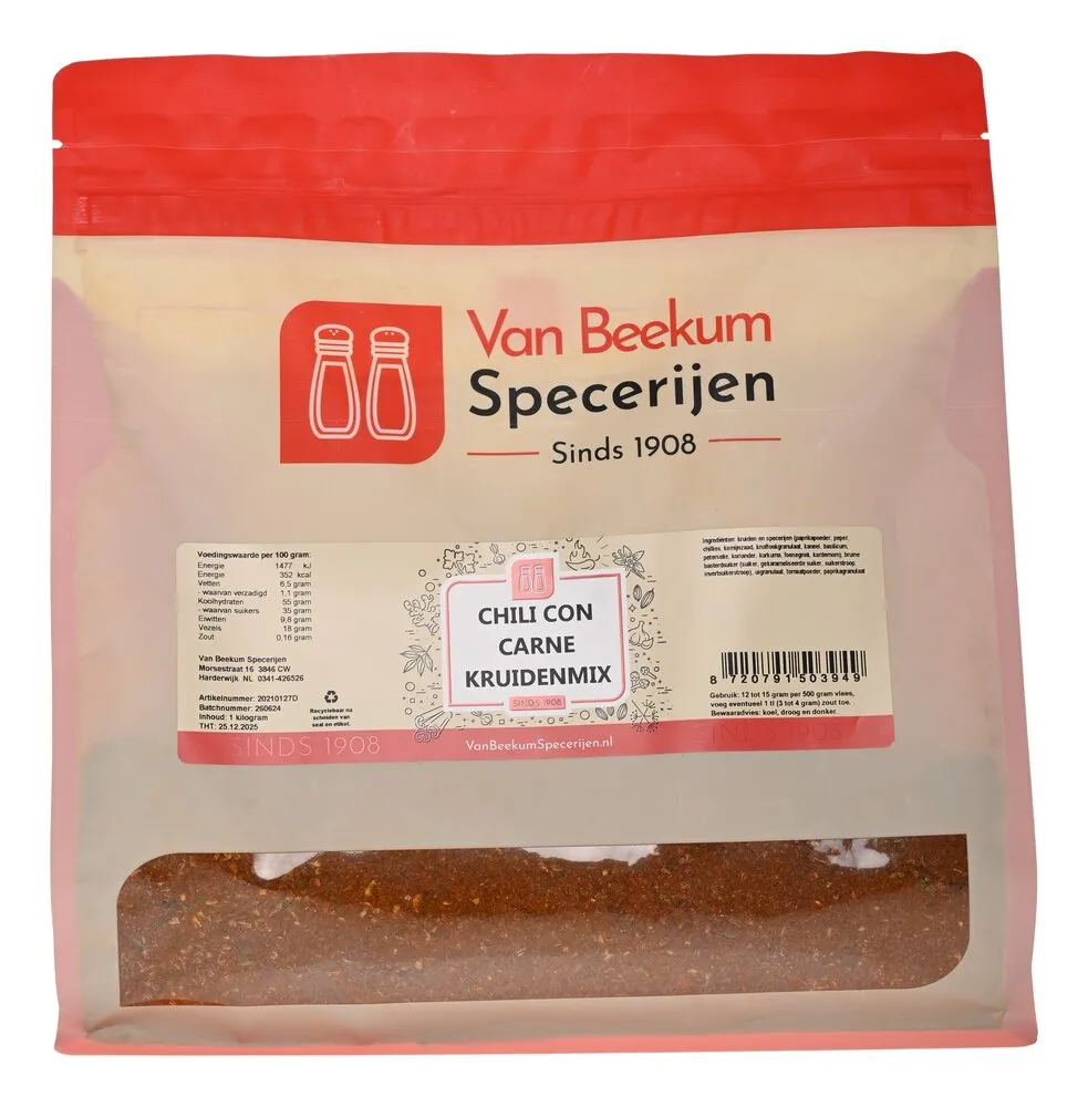 Van Beekum Specerijen Chili Con Carne Gewürzmischung