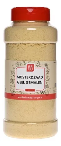 Van Beekum Specerijen Mosterdzaad Geel Gemalen Van Beekum Specerijen Mosterdzaad Geel Gemalen