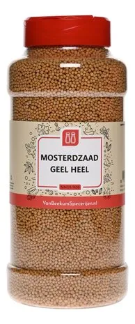 Van Beekum Specerijen Mosterdzaad Geel Heel Van Beekum Specerijen Mosterdzaad Geel Heel