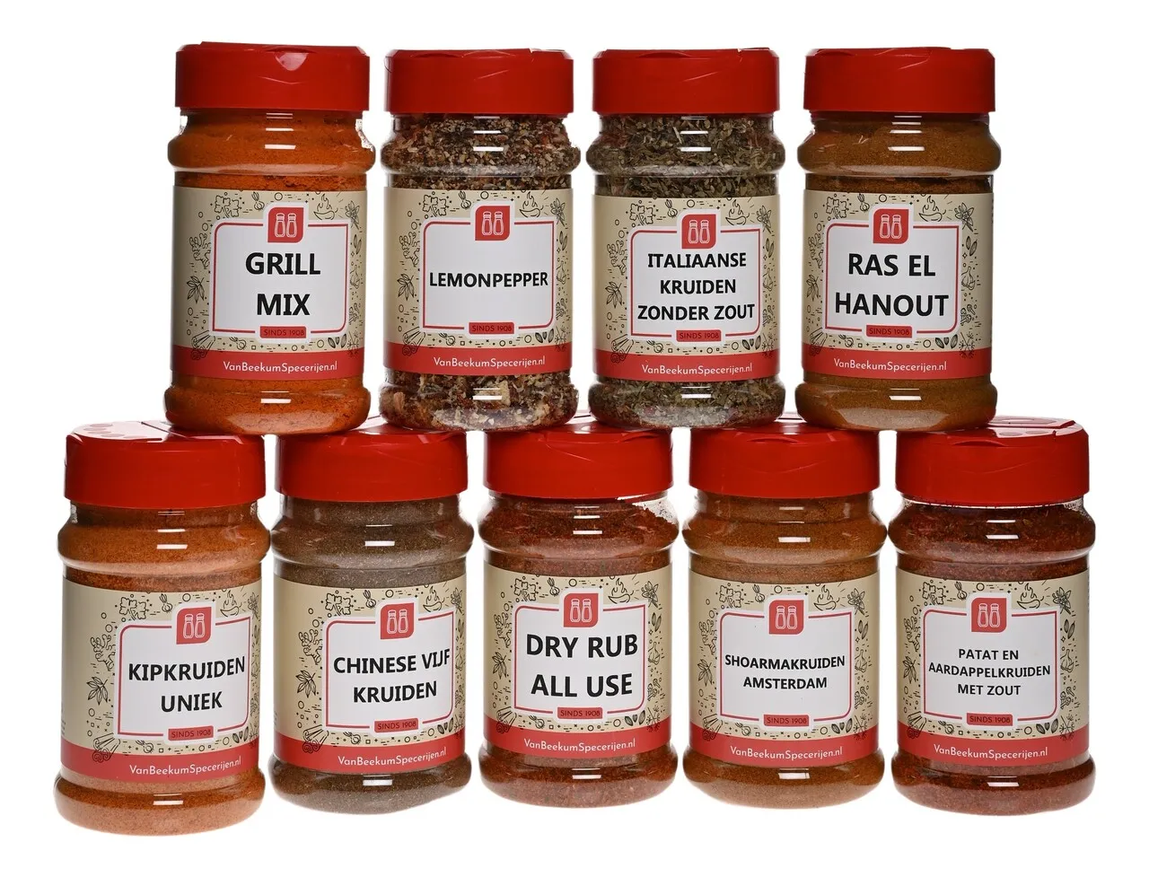 Van Beekum Specerijen Kruidenmixen Pakket #1 Van Beekum Specerijen Kruidenmixen Pakket #1